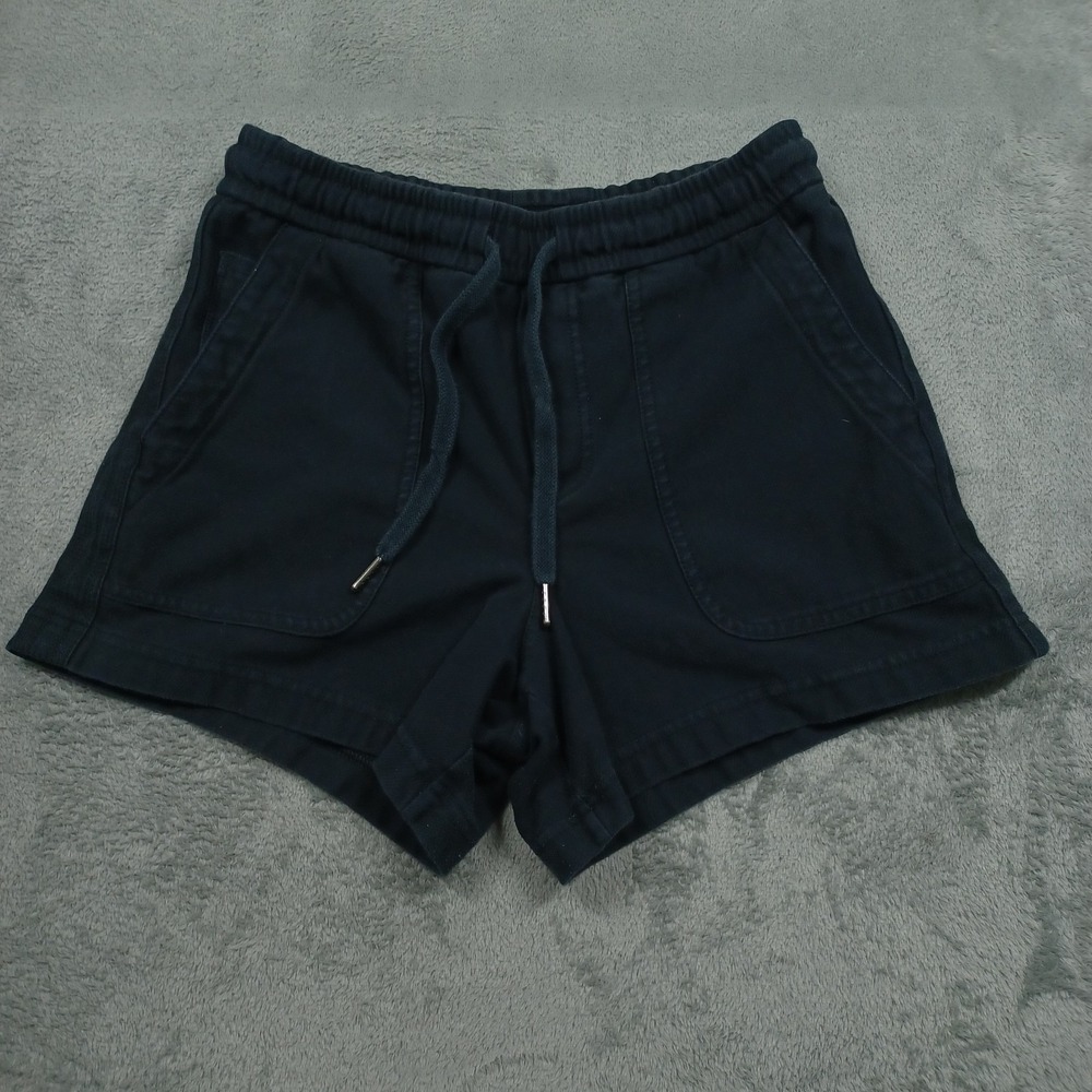 Athleta Shorts Womens XXS Black Farallon Drawstrings Pockets Preppy Casual